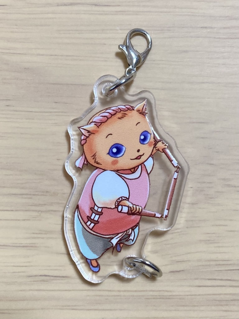 むささび5連結アクリルキーホルダー(ゆうゆうBOOTHパック)