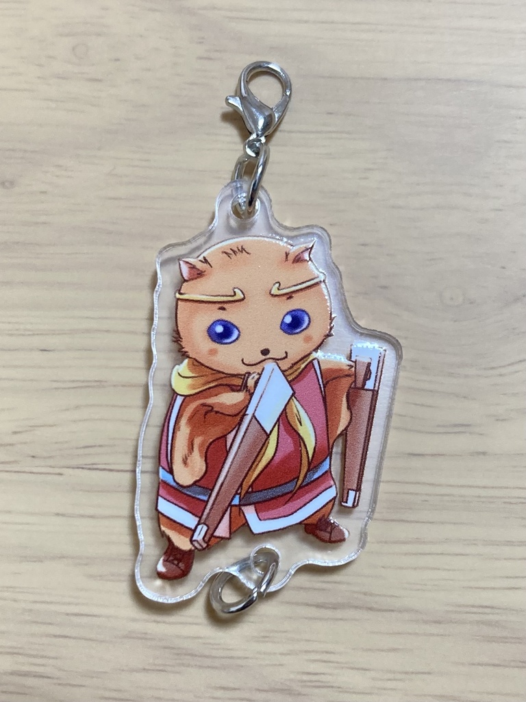 むささび5連結アクリルキーホルダー(ゆうゆうBOOTHパック)