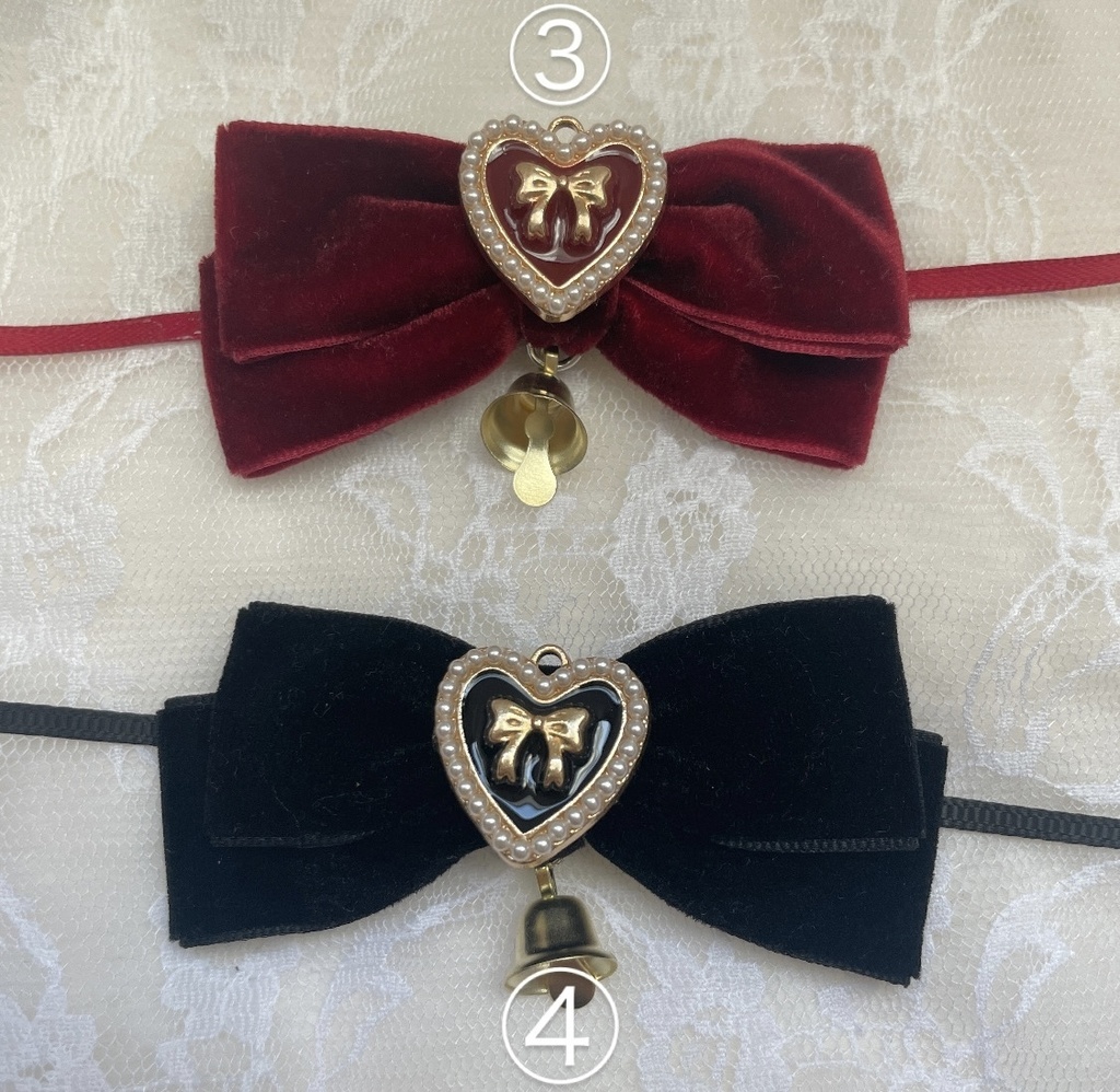 ぬいぐるみ用 リボン ベロア