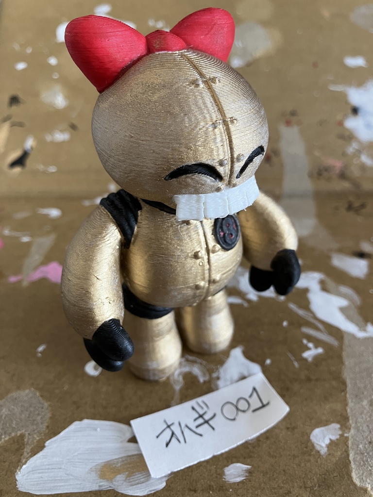 フィギュア『オハギチャン001』サインシリアルナンバー付き