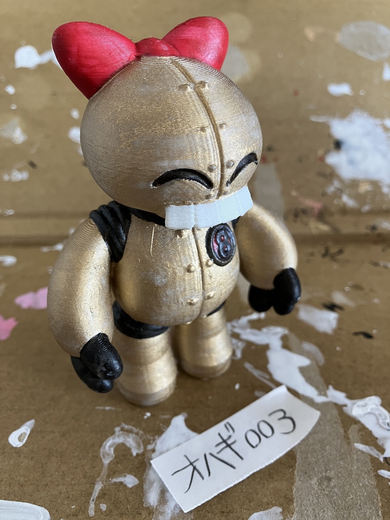 フィギュア『オハギチャン003』サインシリアルナンバー付き