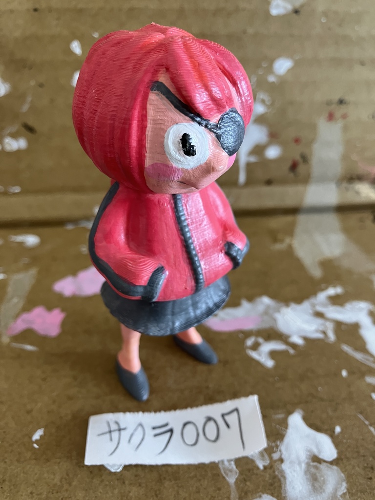 フィギュア『サクラ007』サインシリアルナンバー付き