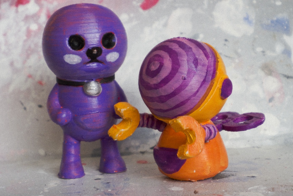 フィギュア『ネモとニャンキチ』セット サインシリアルナンバー付き 007