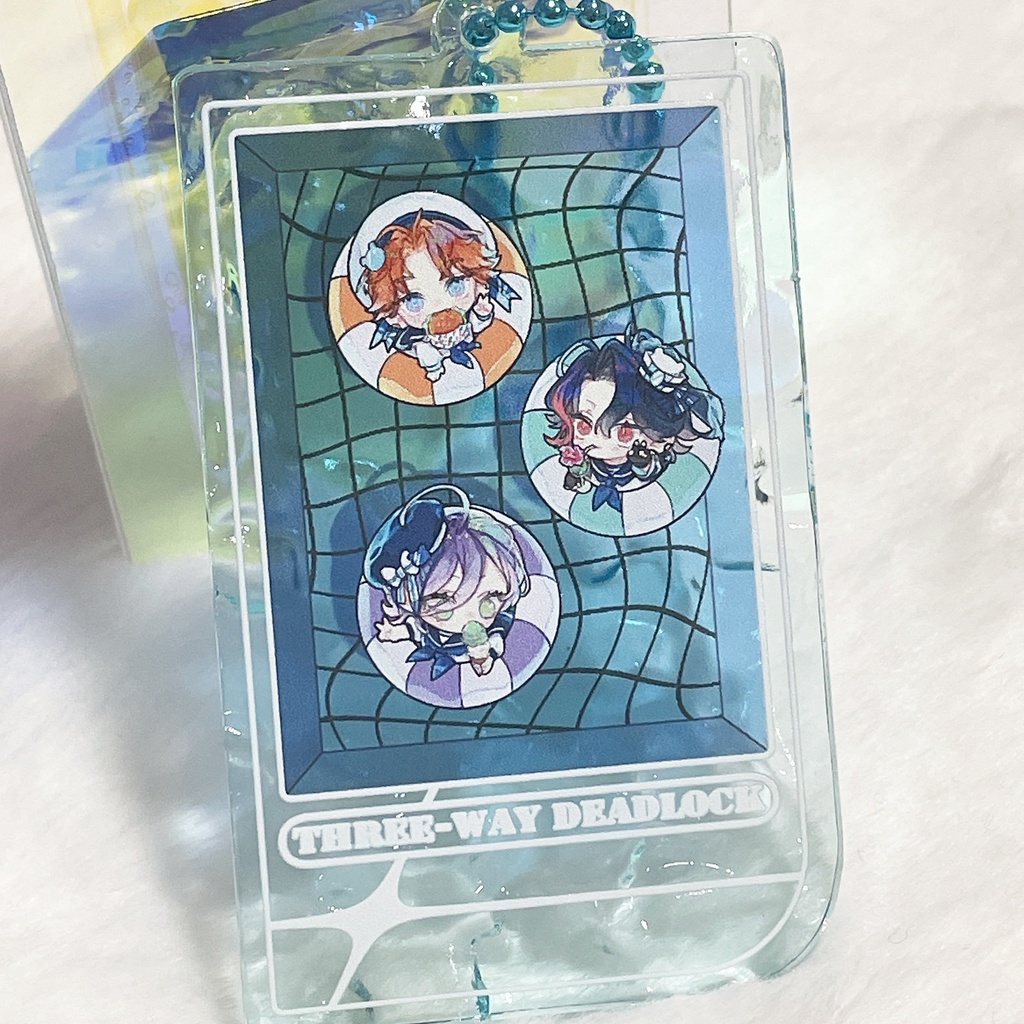 【非公式】水面アクリルキーホルダー