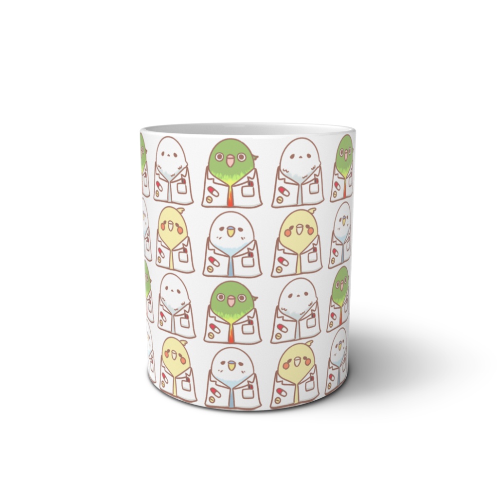 この下にコースターひくんじゃよ(おくすり鳥ちゃんズ)