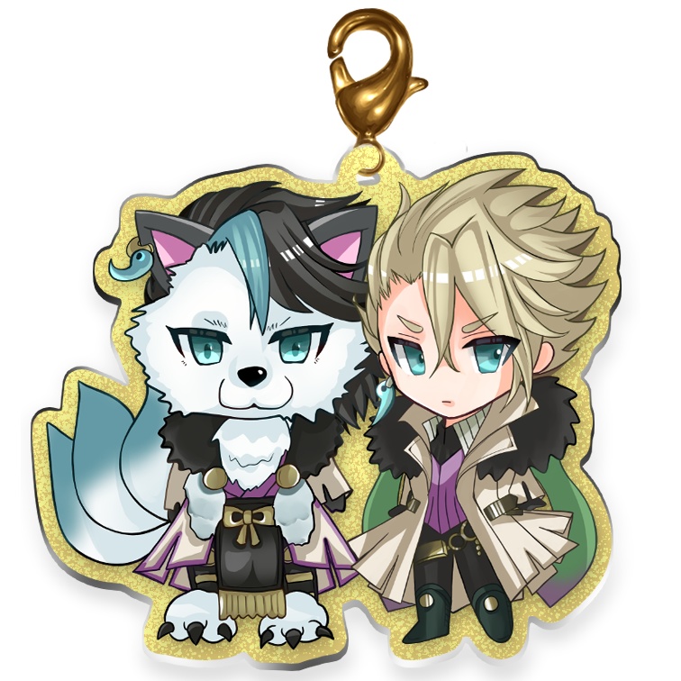 リユニ  Ｗラゼムアクリルキーホルダー