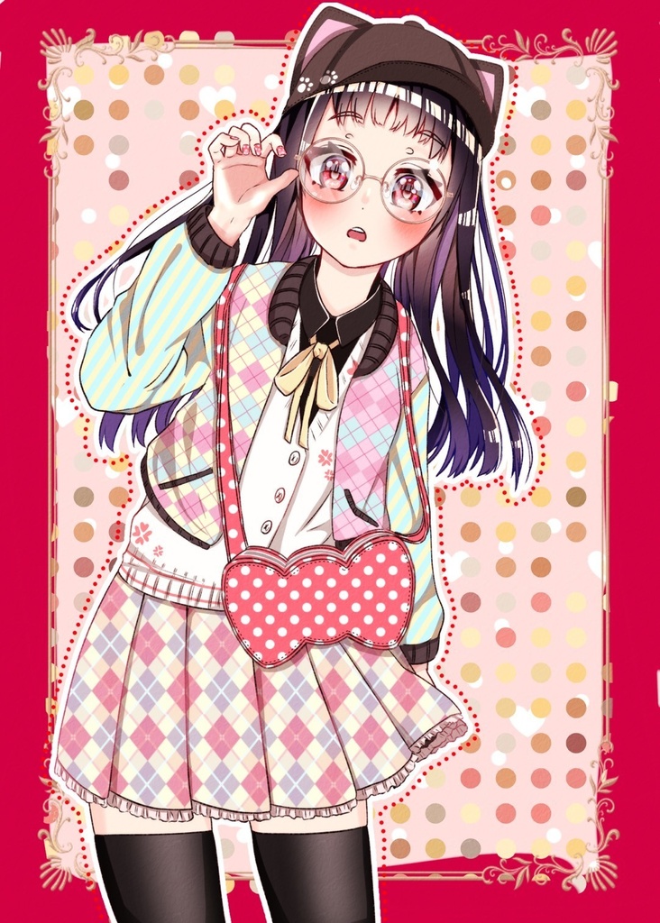 メガネ女子リングノート