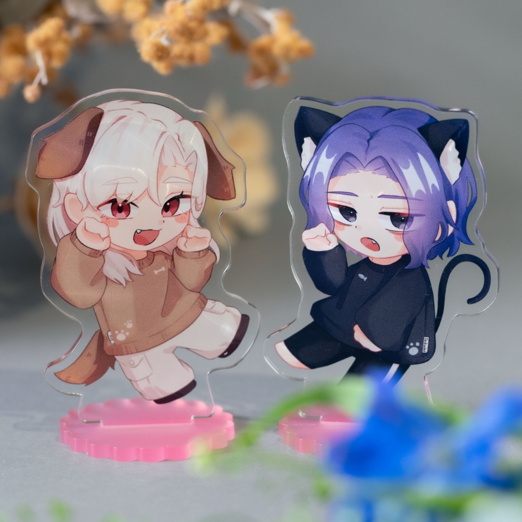 わんにゃんアクリルスタンド(全2種)