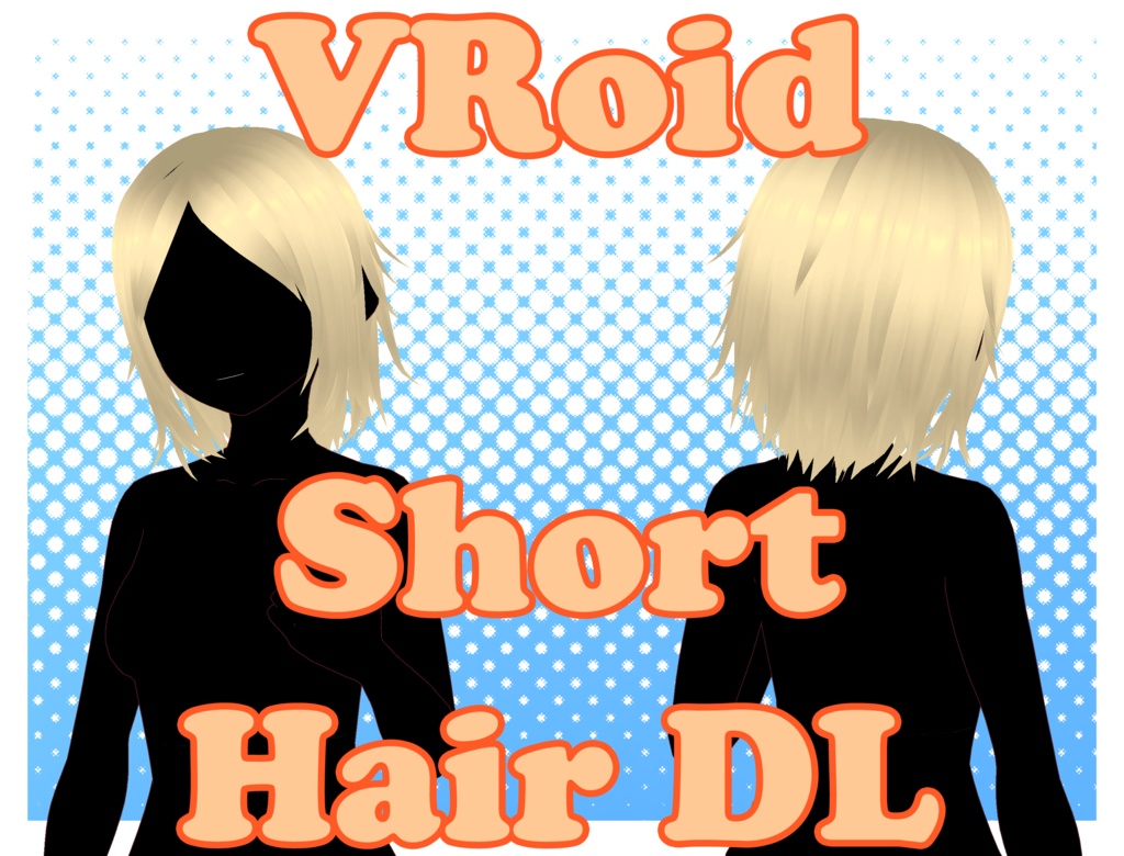[VRoid Studio-MMD] Short Hair Preset DL