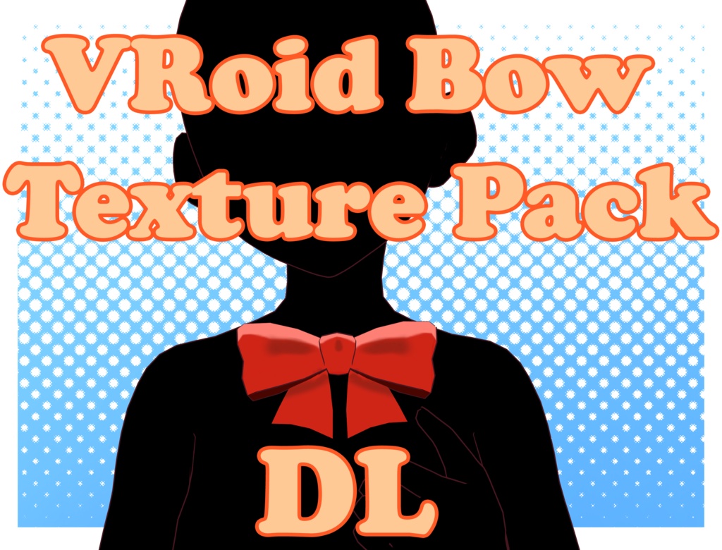 [VRoid Studio - MMD] Bow Texture Pack DL