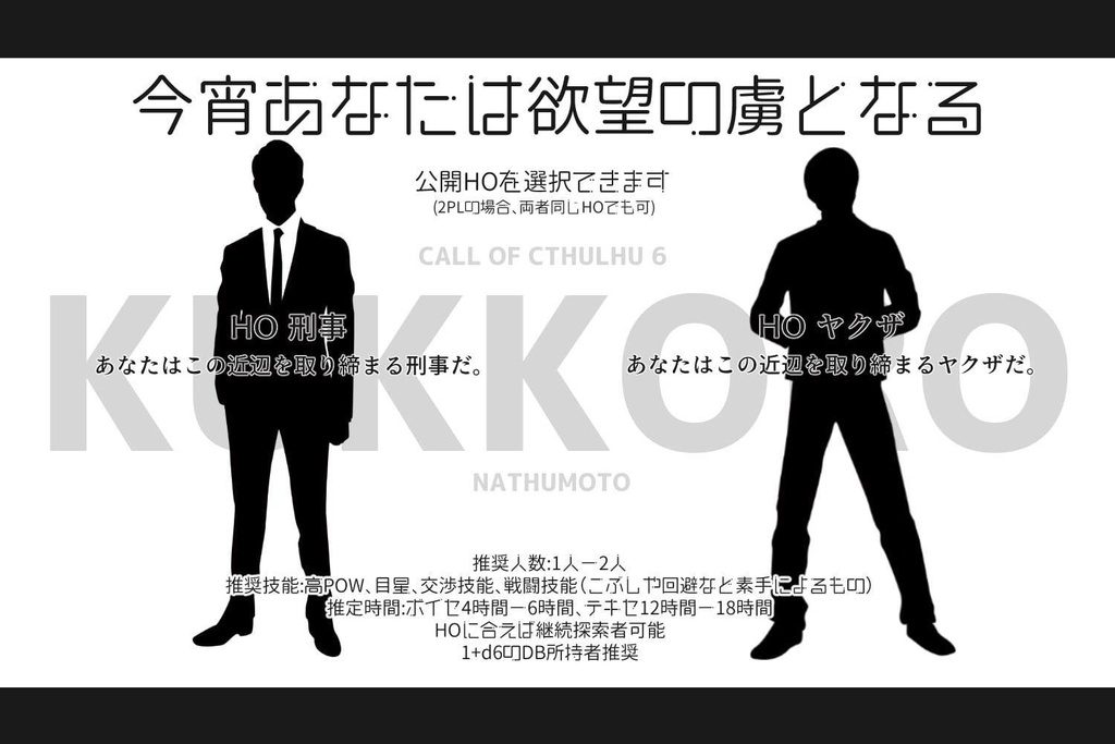 CoCシナリオ「KUKKORO」