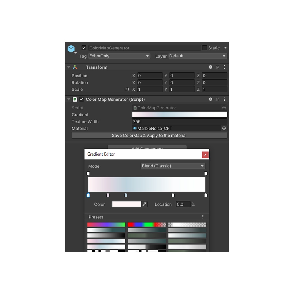 【無料/Free】UMHL MarbleNoise Shader (うごくマーブル模様シェーダー)