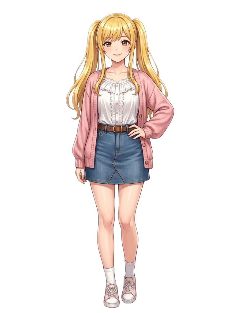 動く汎用立ち絵「少女1」