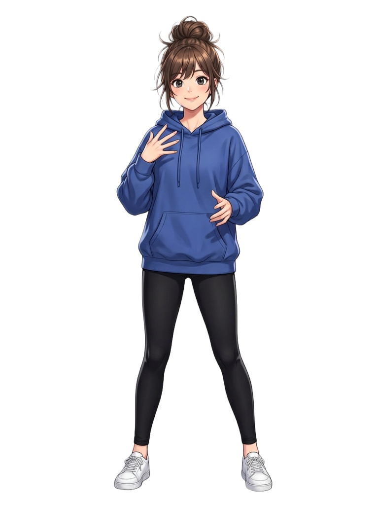 動く汎用立ち絵「少女2」