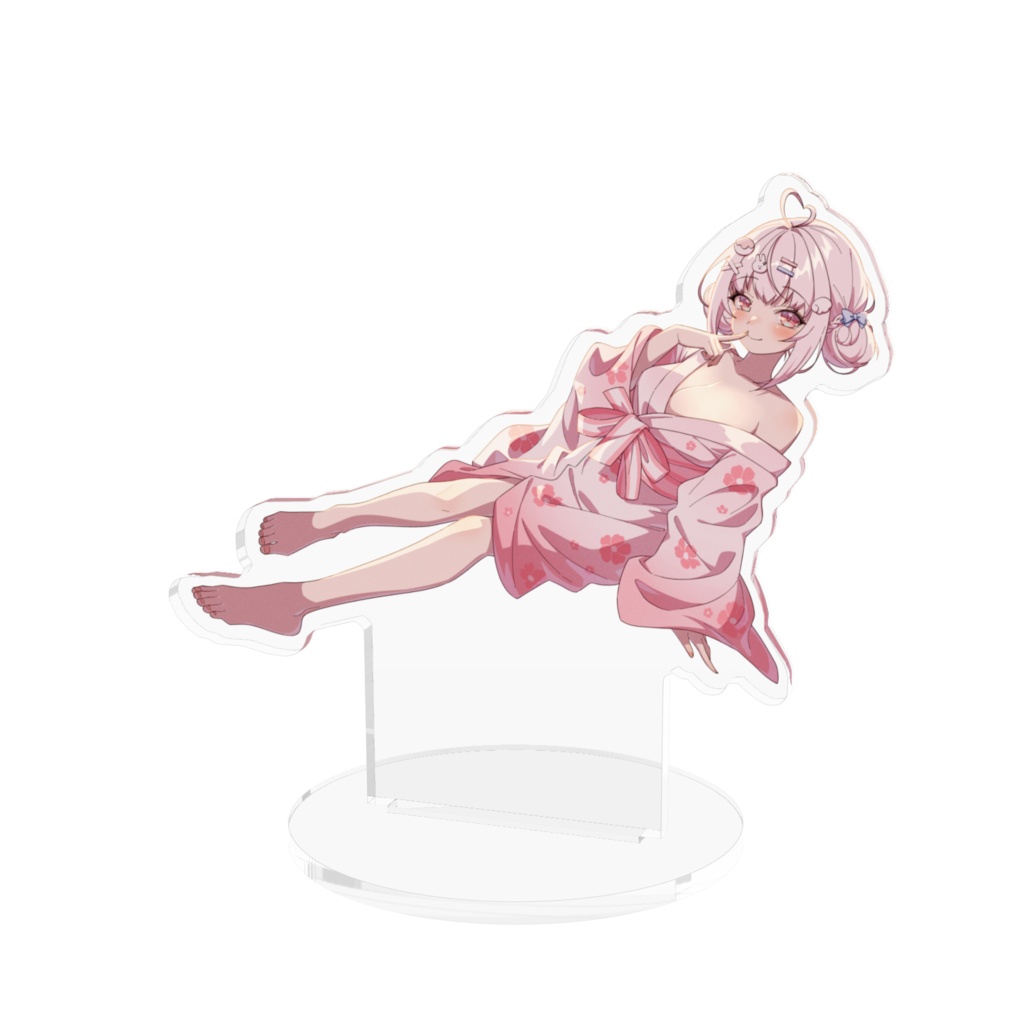 苺白ゆに「デビュー1周年記念温泉イラスト/オリジナルアクリルフィギュア」