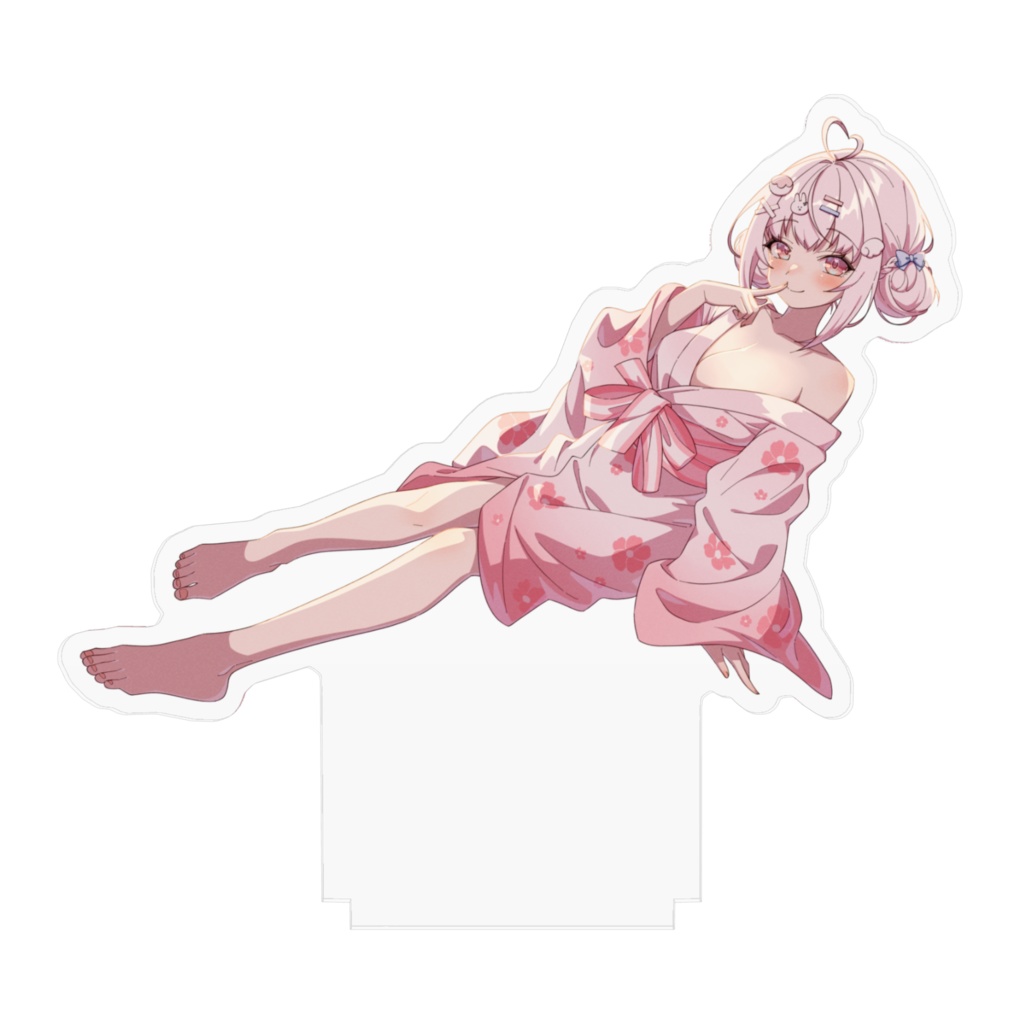 苺白ゆに「デビュー1周年記念温泉イラスト/オリジナルアクリルフィギュア」