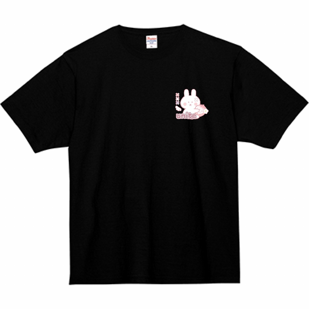 ゆないとワンポイントTシャツ(ブラック)