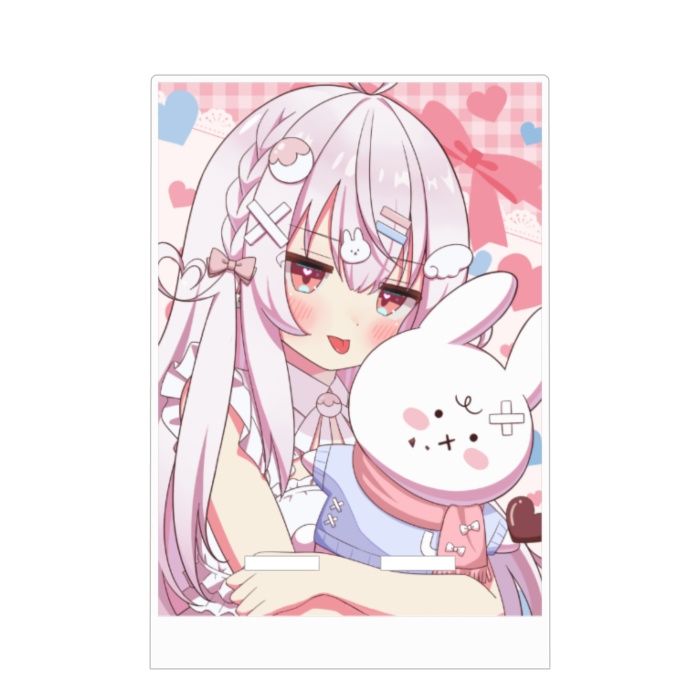 苺白ゆにバレンタインデー特別グッズ アクリルプレート