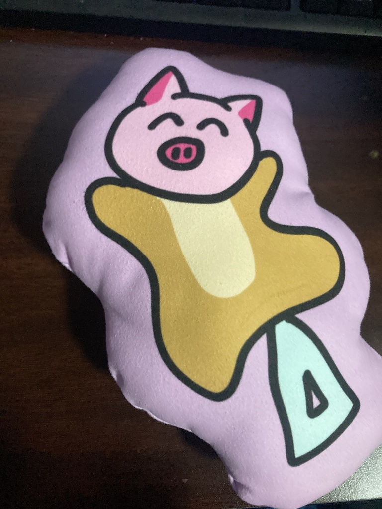 鹿豚クッション