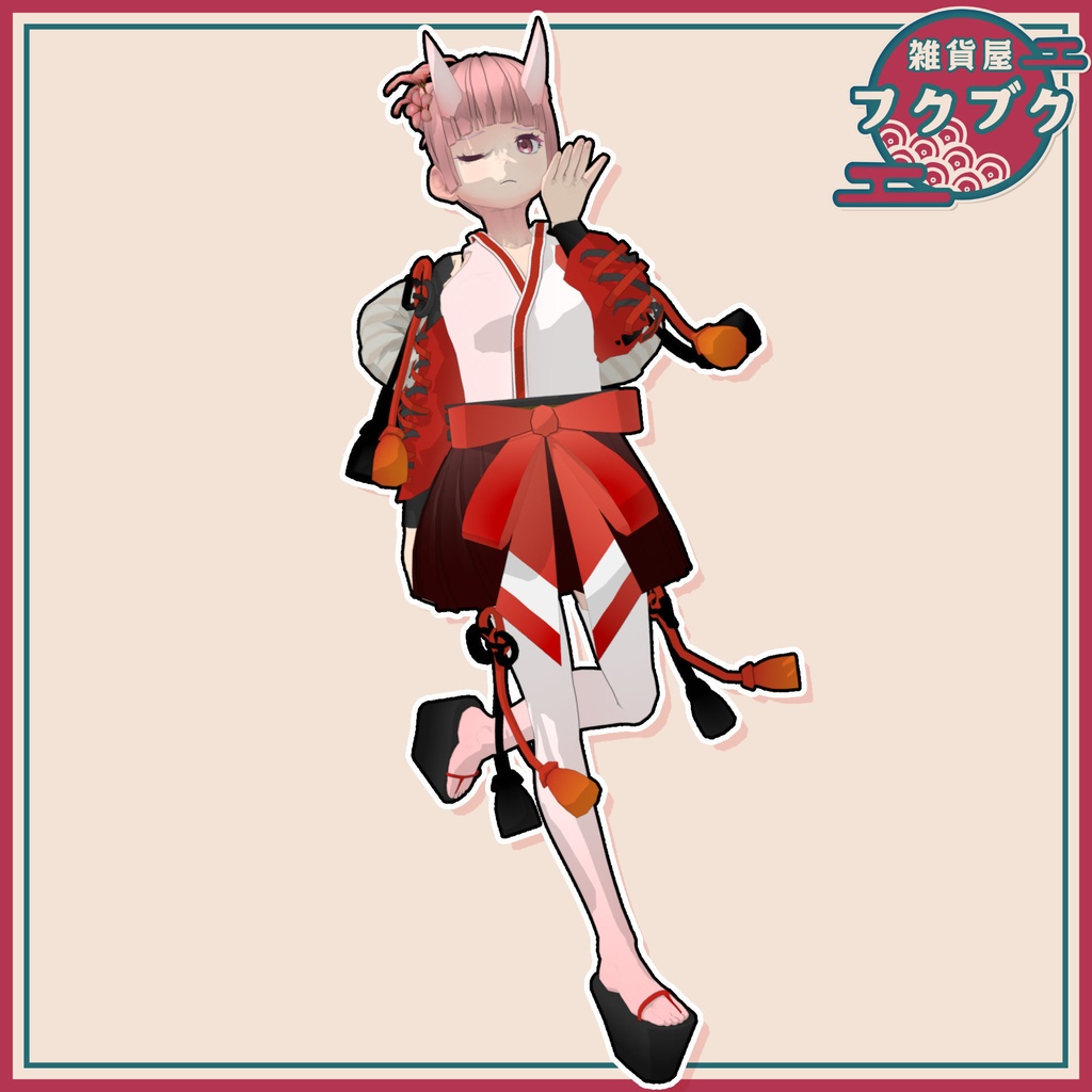 【PB対応】百鬼夜行&烈火 / 衣装 / VRChat想定