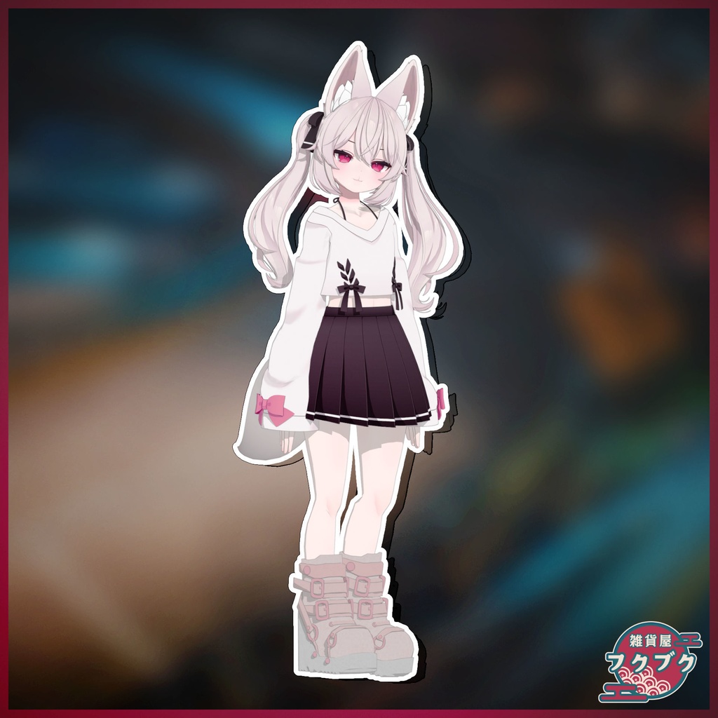 【カリン対応】厚底ブーツ / boots / VRChat想定