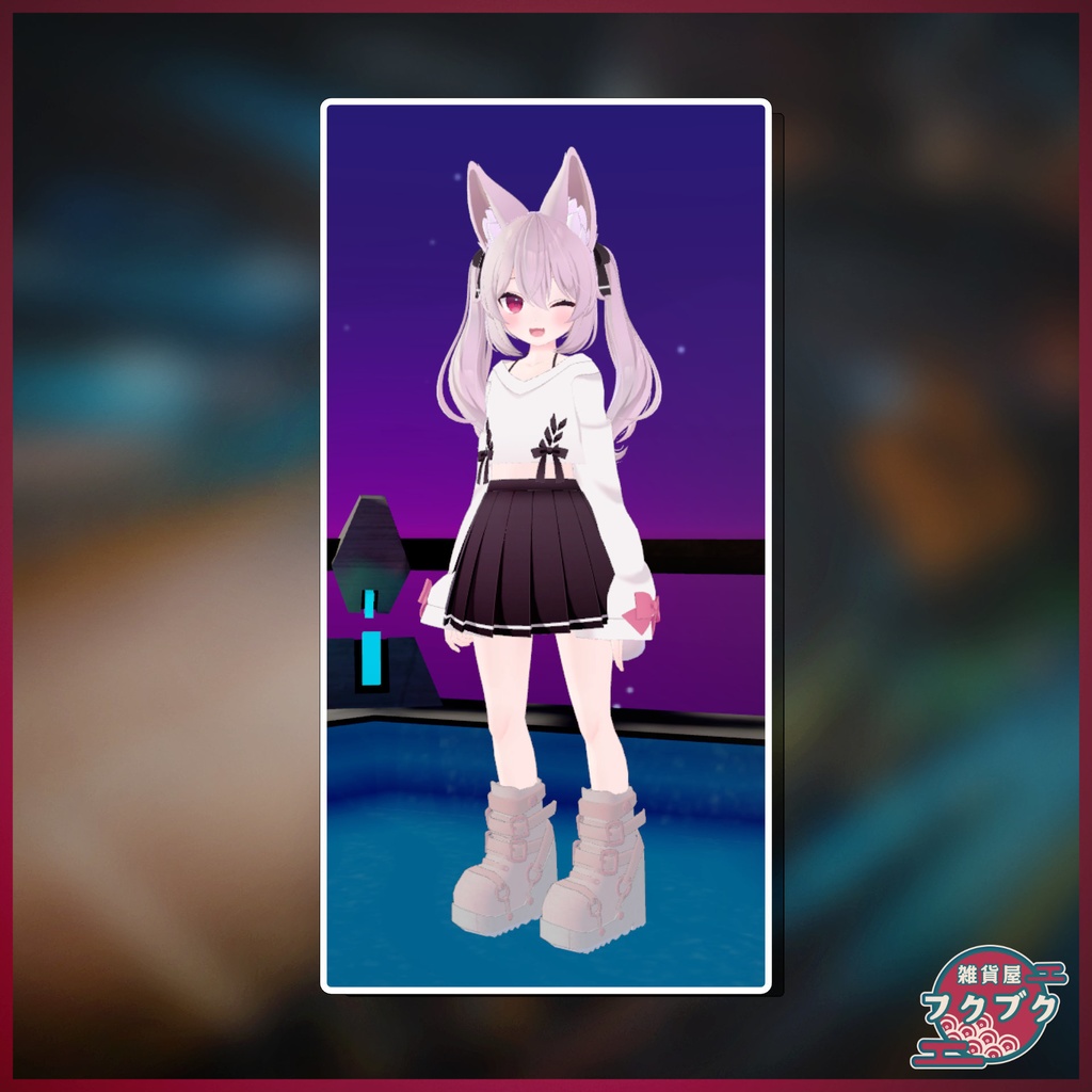 【カリン対応】厚底ブーツ / boots / VRChat想定