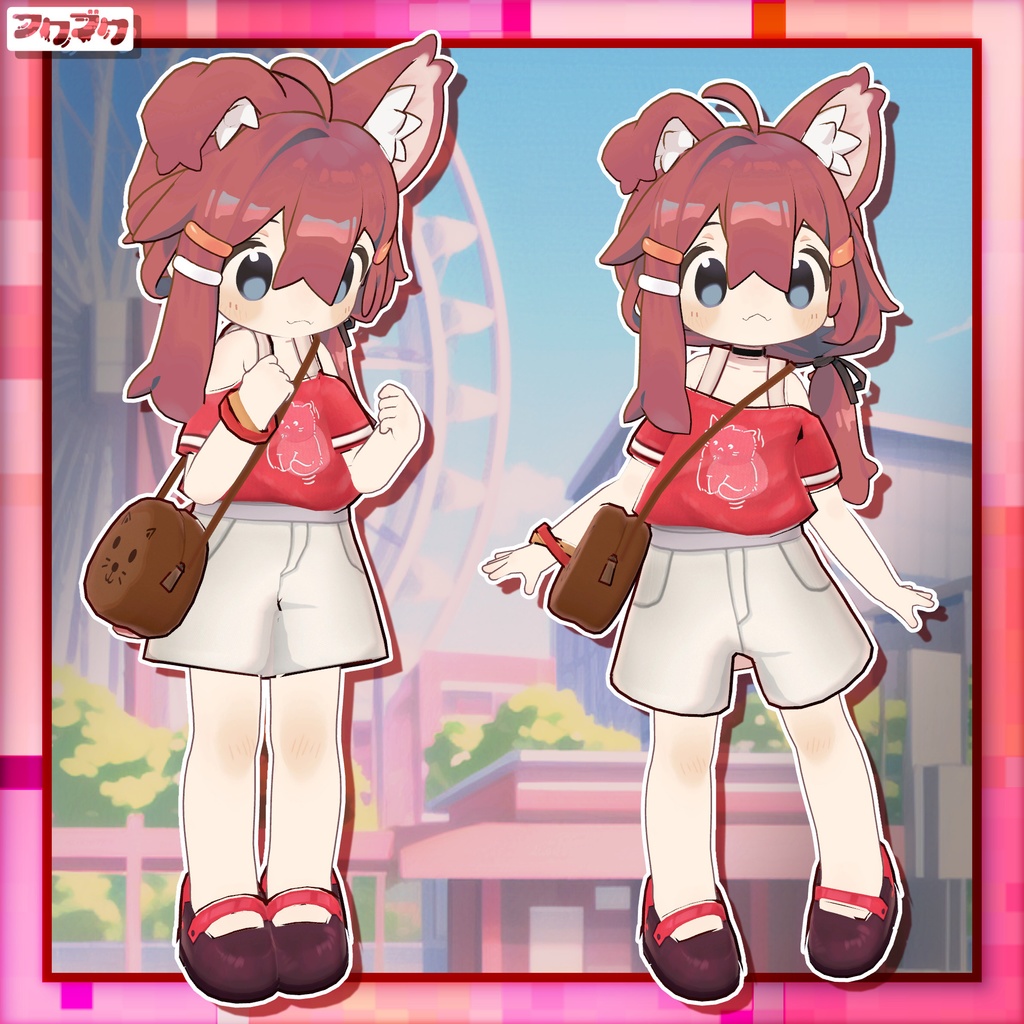 【まめひなた対応】遊園地デートの服装 / VRChat想定