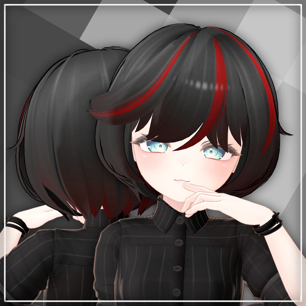 Mysterious Short Hair【6アバター対応】