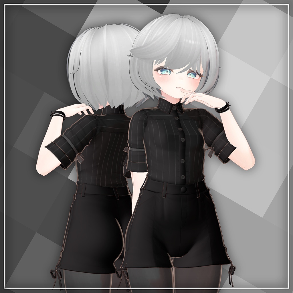 Mysterious Short Hair【6アバター対応】