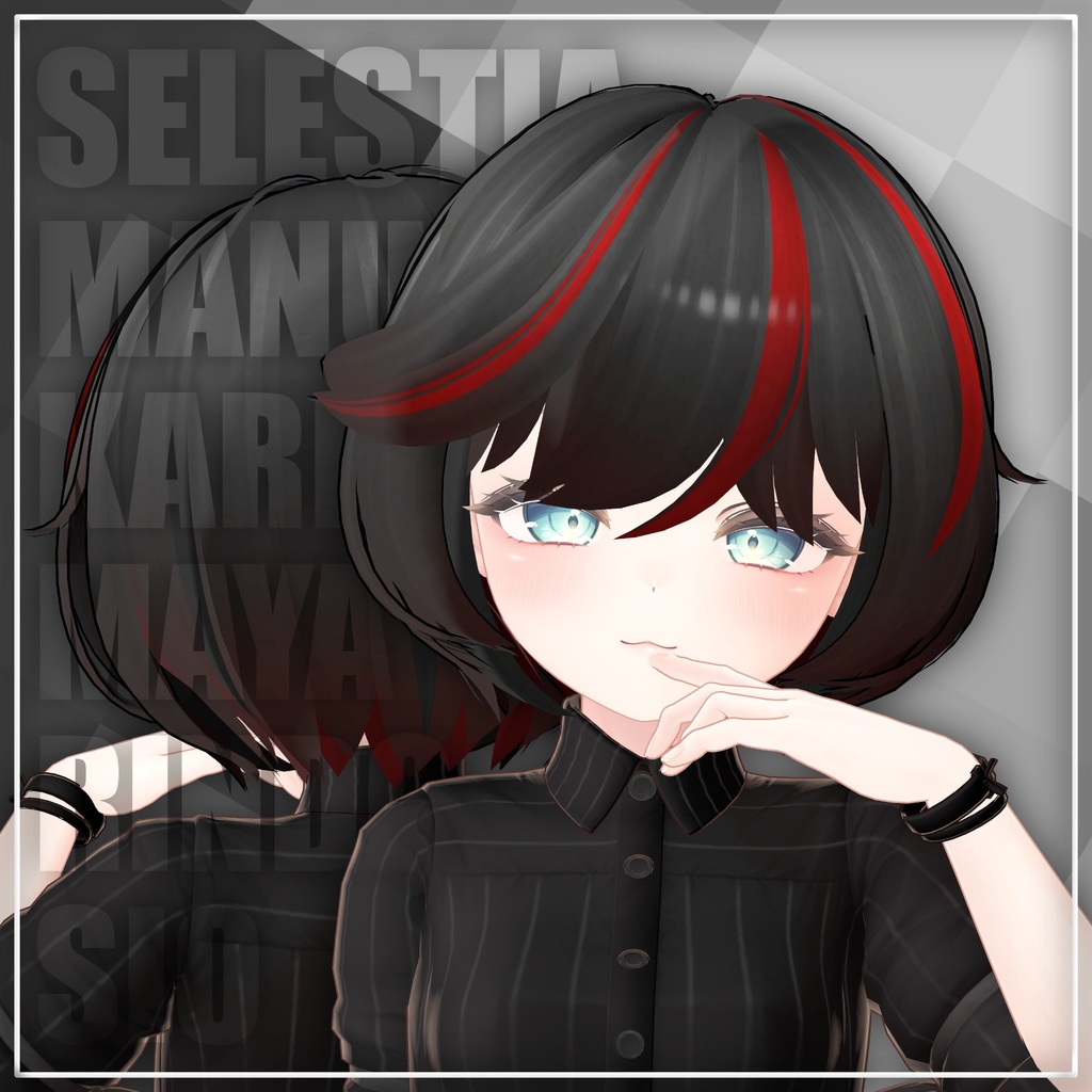 Mysterious Short Hair【6アバター対応】