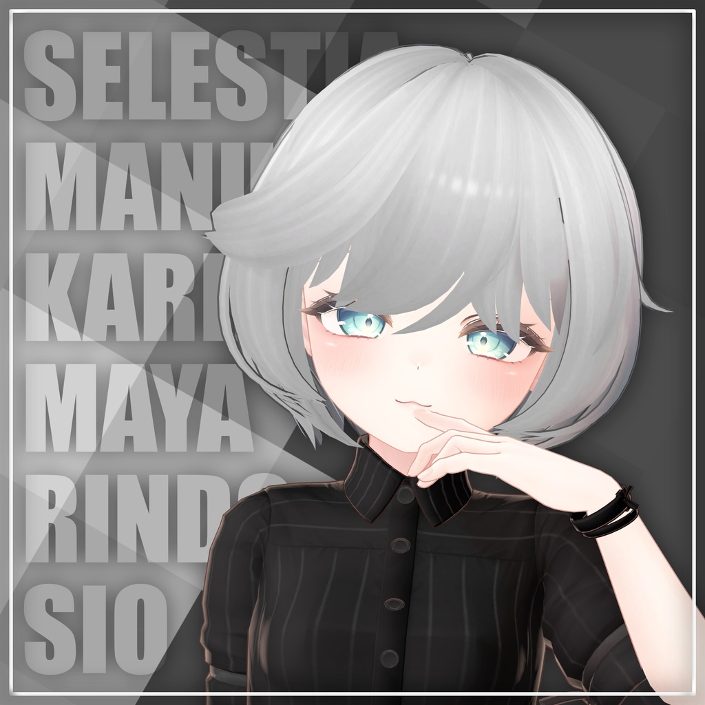 Mysterious Short Hair【6アバター対応】