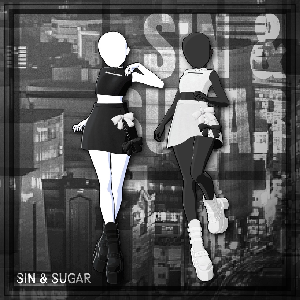【2アバター対応】Sin & Sugar - HUKUBUKU CLOTHING / VRChat