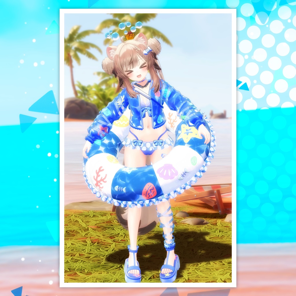 50%OFF セール中✨【8アバター対応】Beachy Fun - HUKUBUKU CLOTHING / VRChat
