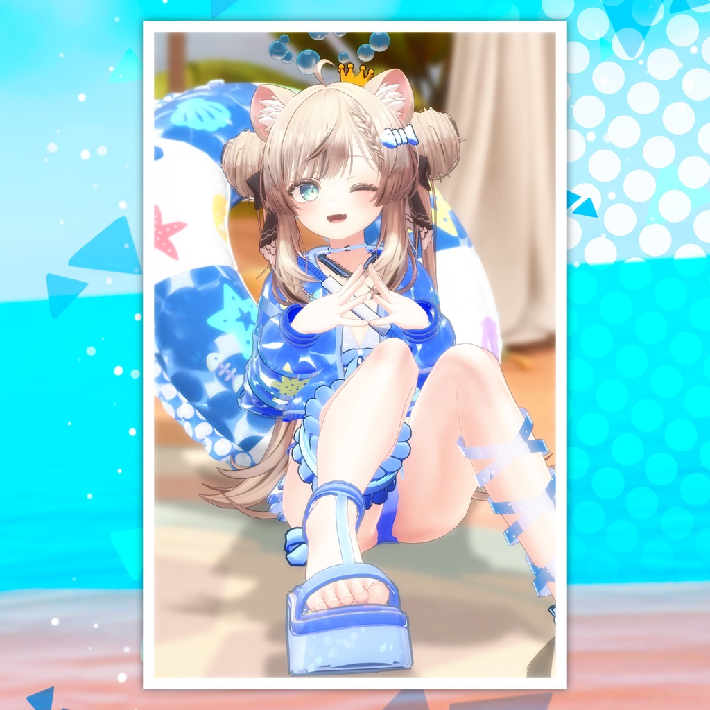 50%OFF セール中✨【8アバター対応】Beachy Fun - HUKUBUKU CLOTHING / VRChat