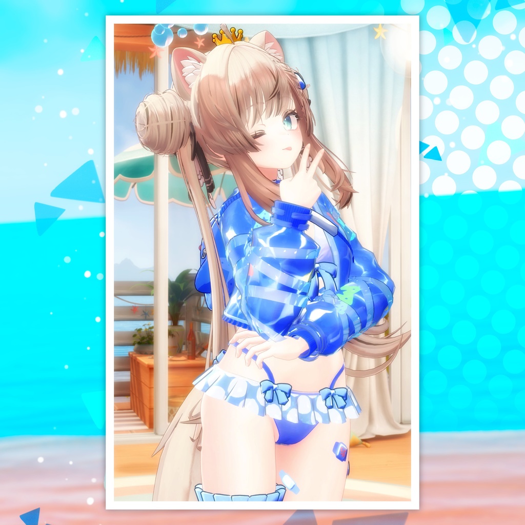 50%OFF セール中✨【8アバター対応】Beachy Fun - HUKUBUKU CLOTHING / VRChat