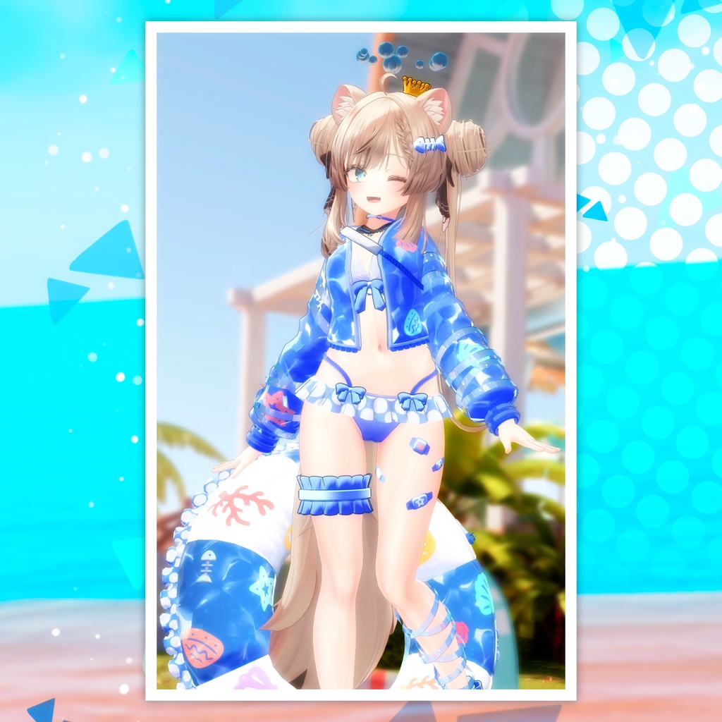 50%OFF セール中✨【8アバター対応】Beachy Fun - HUKUBUKU CLOTHING / VRChat