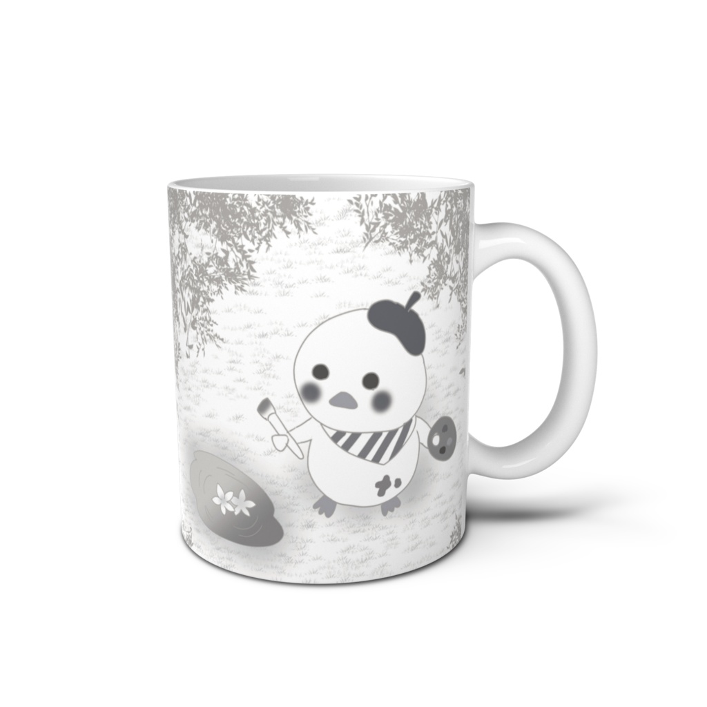 おえかきヒヨコのマグカップ