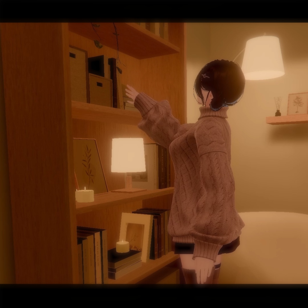 Rainy Night Room【VRChat向けワールド】