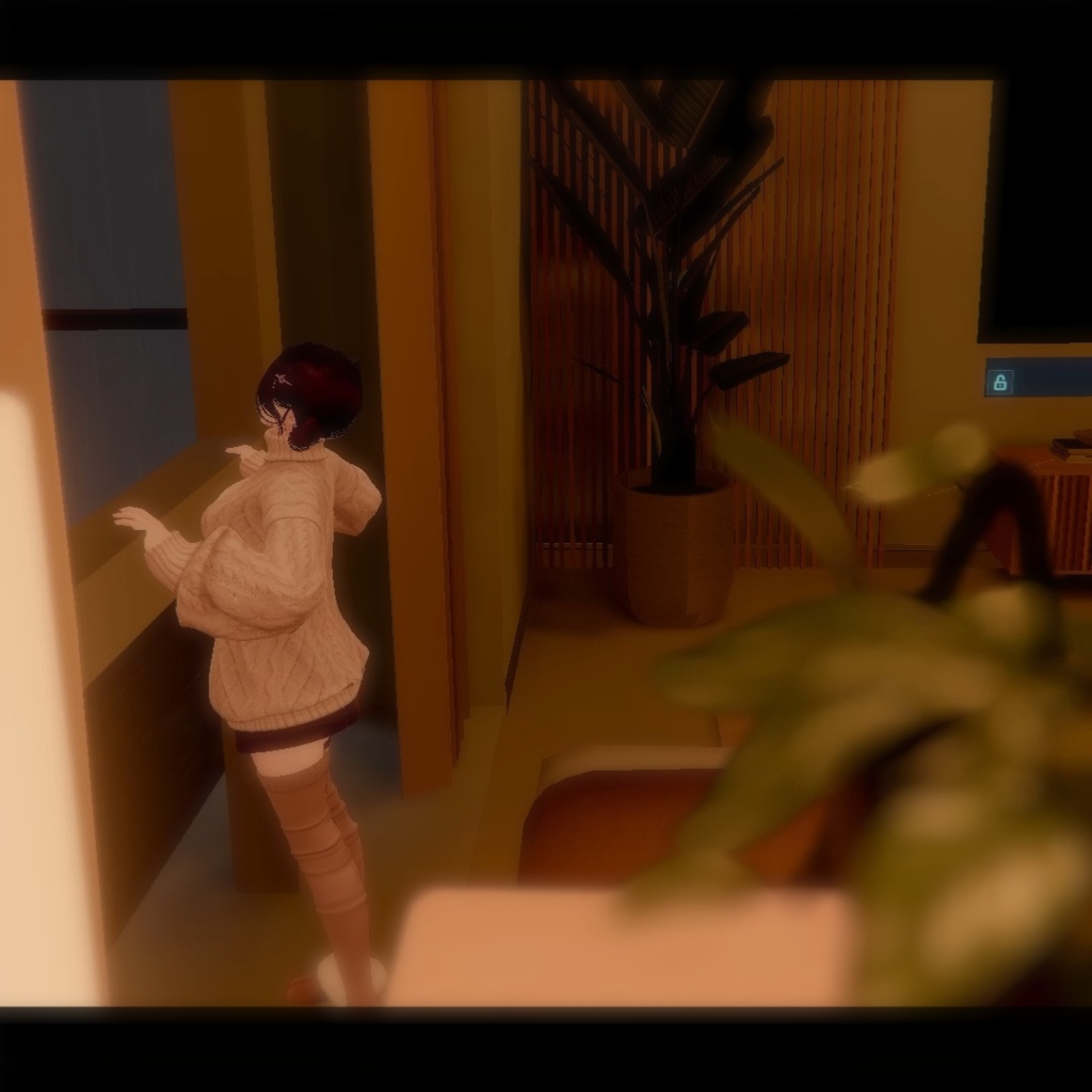 Rainy Night Room【VRChat向けワールド】