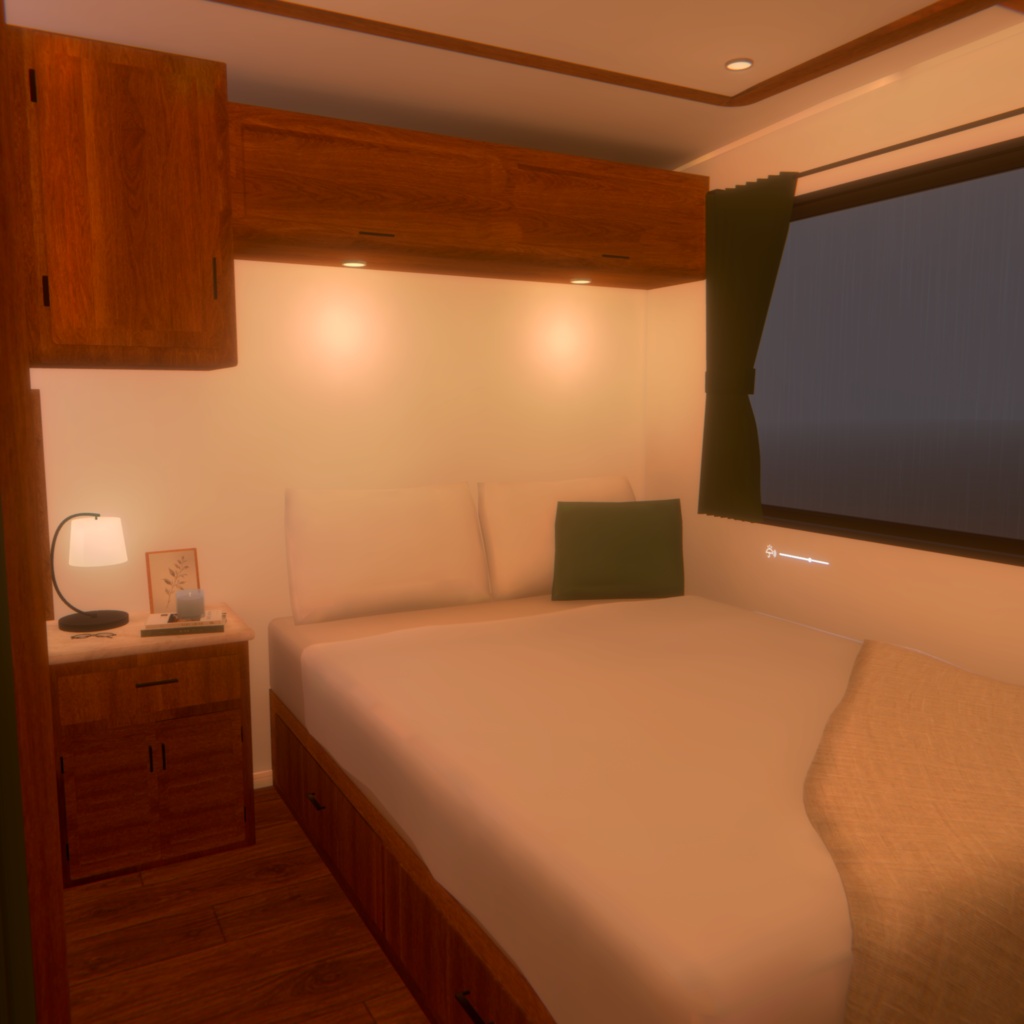 Rainy Night Camper【VRChat向けワールド】