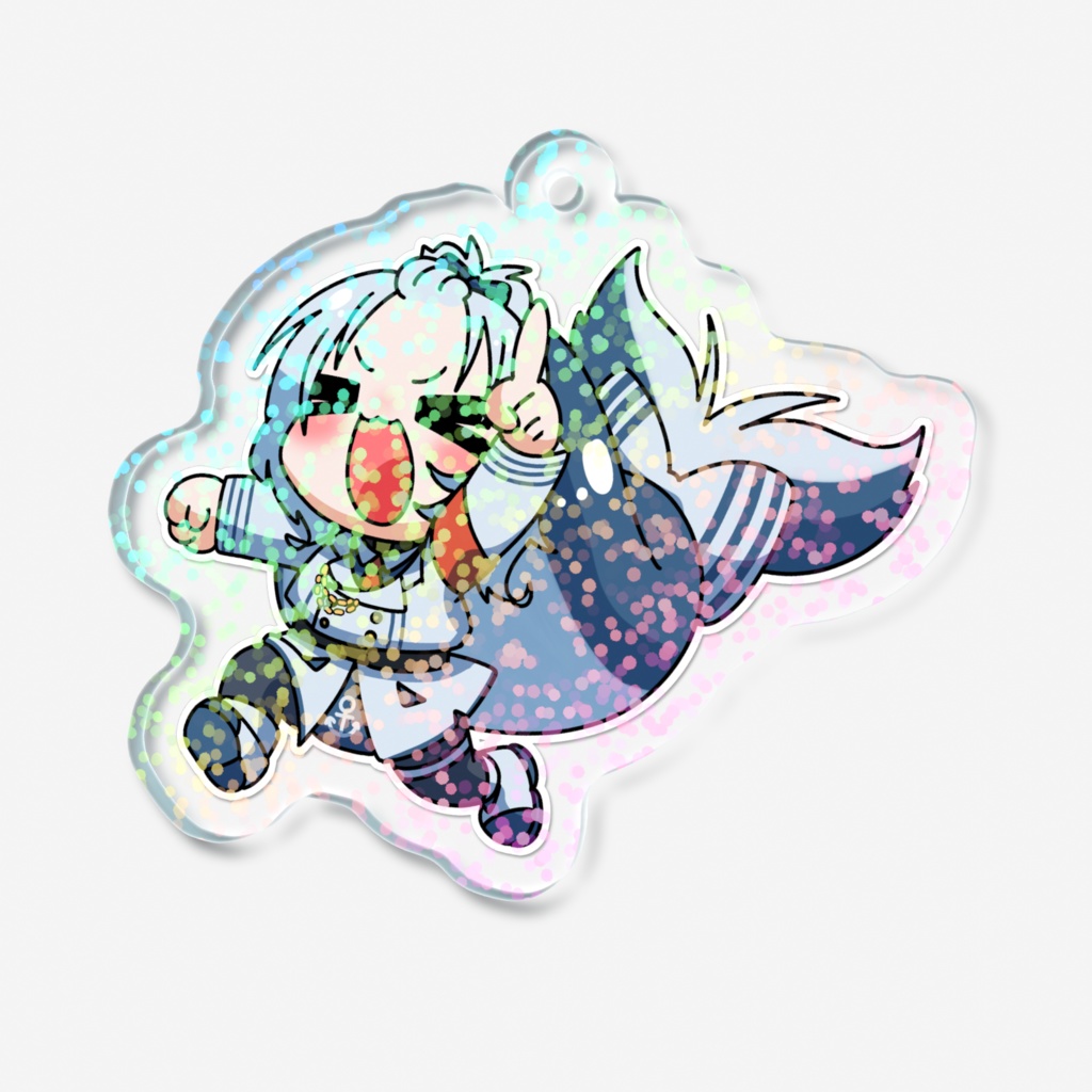 あんのキラキラキーホルダー