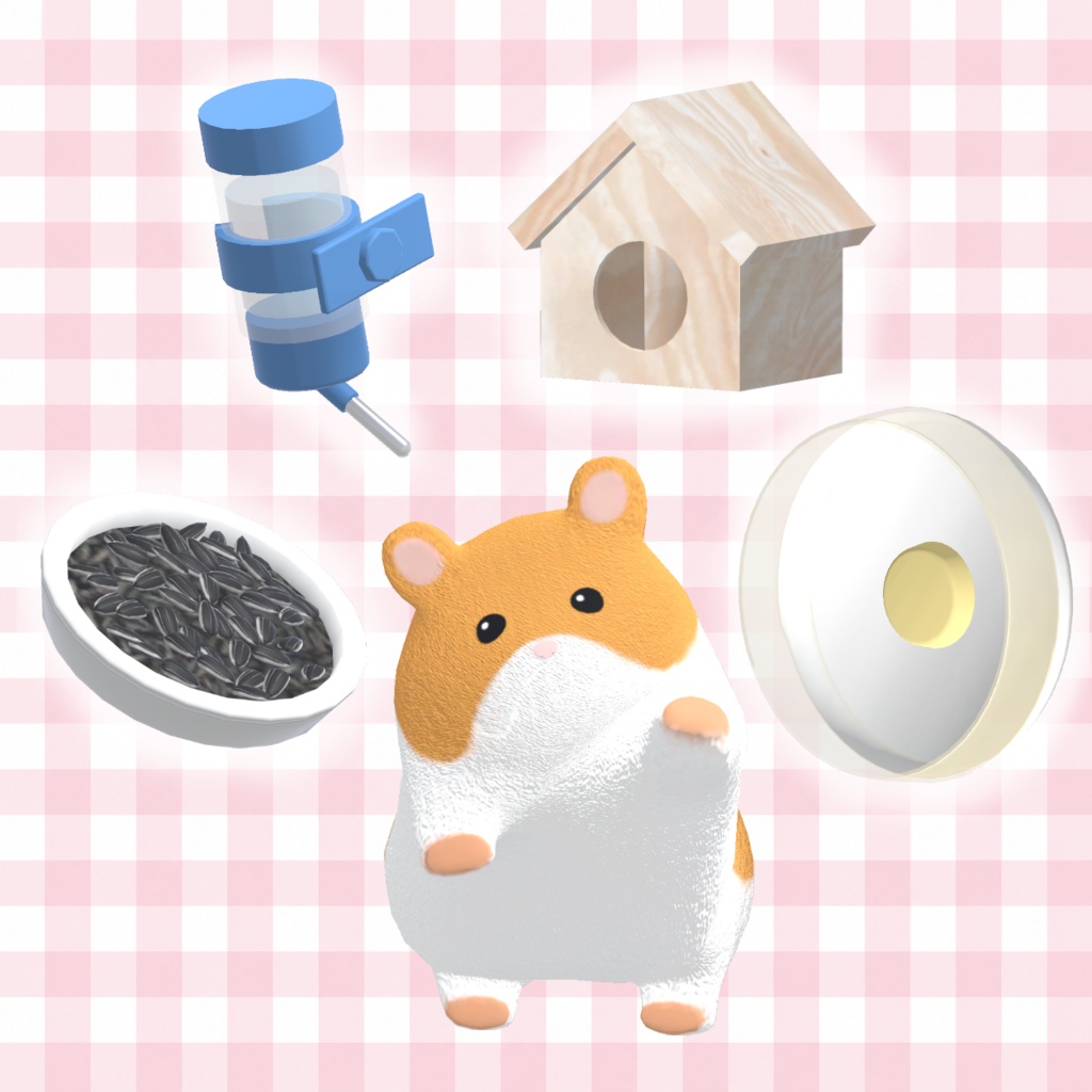 走るハムスターケージ