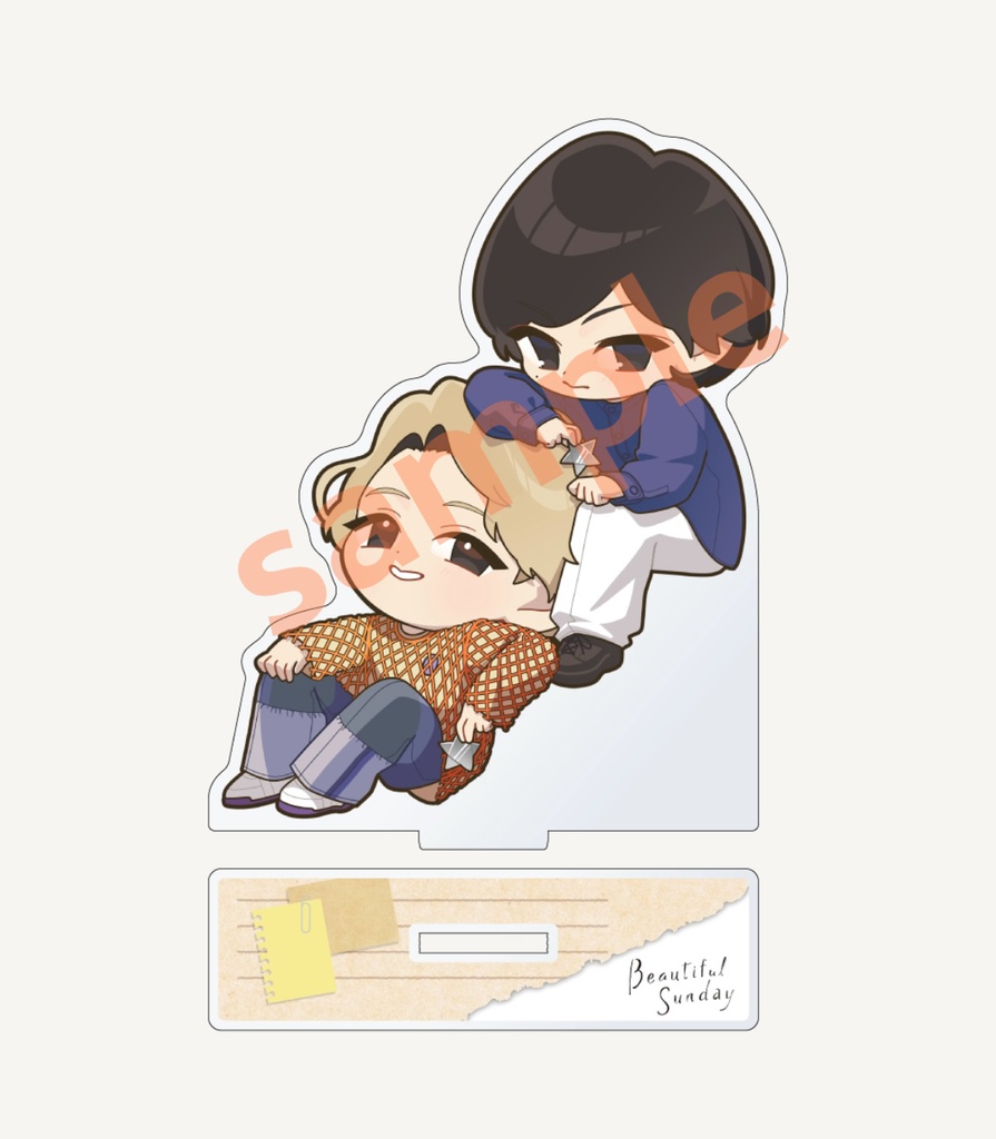 舞台「ビューティフル・サンデイ」秋彦＆浩樹　カップルアクリルスタンド