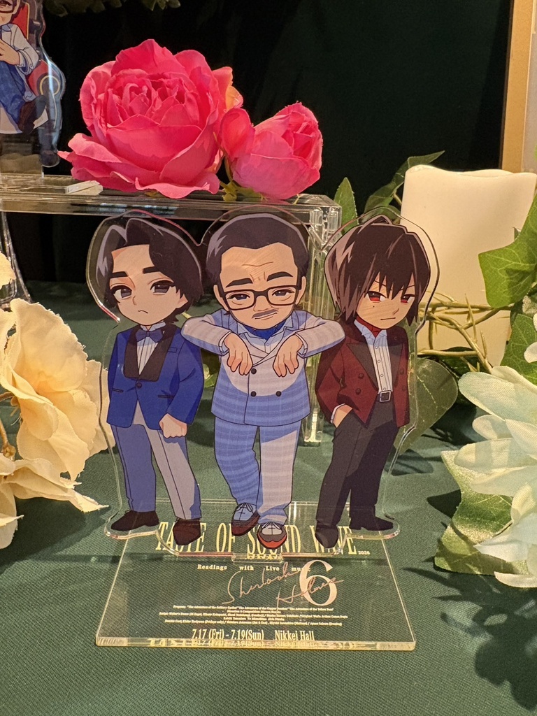 シャーロック・ホームズ #6 アクリルスタンド③（浅沼晋太郎・大塚明夫・谷山紀章）