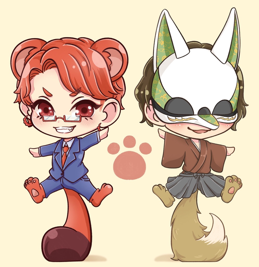 3x4xS しっぽで立てる!アクリルスタンド