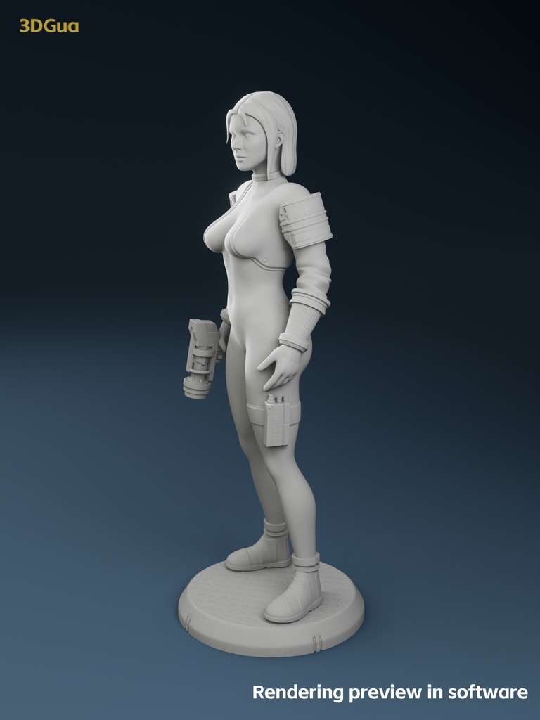 SCI-FI AGENT STL for 3D printing