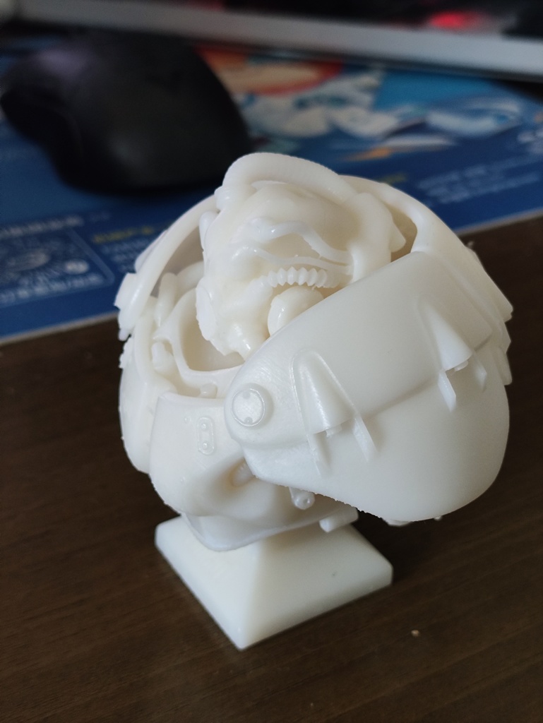 Fallout x-01 power armor-Fanart bust