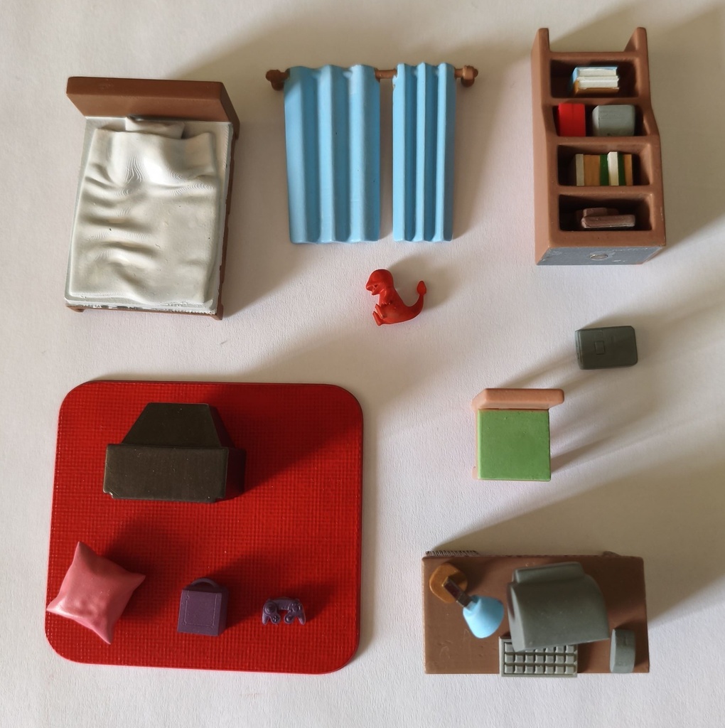 レトロゲームテーマの部屋 Retro game themed room