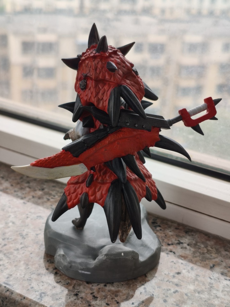 『モンスターハンター:ワイルズ』ファンアートモデル Palico Rathalos Set