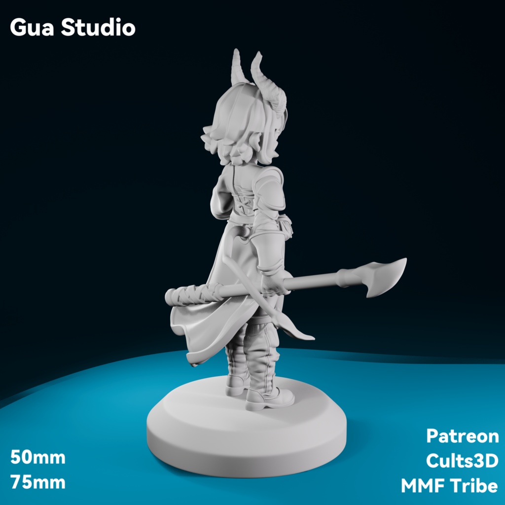 ティーフリングの修行僧(Tiefling Monk)